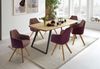 Polsterstuhl >REDDING< in bordeaux - 57x85x62 (BxHxT) Bild 3