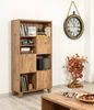 Dmora Bücherregal Yasmin, Büroregal, Mobiler Buchhalter, Bücherbrett, 80x36 h155 cm, Eiche Bild 2