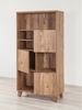 Dmora Bücherregal Yasmin, Büroregal, Mobiler Buchhalter, Bücherbrett, 80x36 h155 cm, Eiche Bild 4