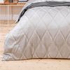 Estella Mako-Satin Bettwäsche 135x200 Lyanna silber Spiralen Wellen 7943-820 Bild 2