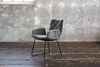 KAWOLA Stuhl NEW CHARME Esszimmersessel Velvet stone 87 x 66 x 59 cm Bild 2