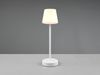 Akku Aussen Tischleuchte Weiß LED MARTINEZ Lampe USB Touch Dimmer ca. 39 cm Bild 3