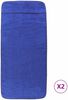 vidaXL Strandtücher 2 Stk. Königsblau 75x200 cm Stoff 400 GSM 362678 Bild 2