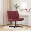 vidaXL Drehstuhl Weinrot 63 x 75 x 76 cm Stoff 42007328 Bild 3