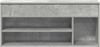vidaXL Schuhbank Betongrau 102x30,5x45 cm Holzwerkstoff 859139 Bild 4