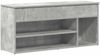 vidaXL Schuhbank Betongrau 102x30,5x45 cm Holzwerkstoff 859139 Bild 2