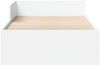 vidaXL Bettgestell Weiß 90x200 cm Holzwerkstoff 849579 Bild 5