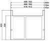 Wesco Abfallsorter Sortomaxx 34 (2x17) Liter mit Auszugstablar für 60 cm Schrankbreite / Abfalltrennsystem Bild 2