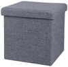 Urban Living Sitzwürfel Sitzhocker Sitzwürfel Aufbewahrungsbox Tissu, mit Stauraumfach hoher Sitzkomfort Bild 3