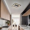 LED Deckenleuchte, dimmbar, Bambus natur, L 46 cm Bild 3