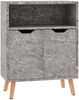 vidaXL Sideboard Betongrau 60x30x72 cm Holzwerkstoff 326826 Bild 2