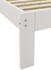 Einzelbett Futonbett 100x200 Kieferbett Massivholz weiß Bettgestell ohne Zubehör 60.64-10 W oR Bild 5