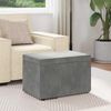 vidaXL Hocker Dunkelgrau 61 x 41 x 40 cm Samt und Engineering Holz 876766 Bild 3