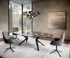 Esstisch Edge Oval 280x130 Keramik Iris FMG Agatablack Zenthara kantig Metall Schwarz Bild 5