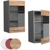 Küchenglasschrank Fame-Line Goldkraft Eiche 40 cm Vicco Bild 5