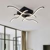JUST LIGHT 15131-18 WAVE LED Deckenleuchte schwarz 3000K Bild 3