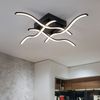 JUST LIGHT 15131-18 WAVE LED Deckenleuchte schwarz 3000K Bild 5