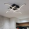 JUST LIGHT 15131-18 WAVE LED Deckenleuchte schwarz 3000K Bild 5
