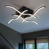 JUST LIGHT 15131-18 WAVE LED Deckenleuchte schwarz 3000K Bild 4