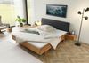 Bett mit Nachttischen Eiche 160x200x85 natur geölt, Kopfteil anthrazit FICHTELBERG #34 Bild 2