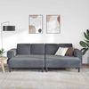 vidaXL Wohnzimmer Couch 3 pcs Dunkelgrau 250 x 188 x 76 cm 3335123 Bild 3