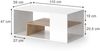 Couchtisch Edgar Weiß/Goldkraft Eiche 110 x 59 cm Vicco Bild 2