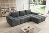 Ecksofa Cento, L-Sofa, Eckcouch L-Form, Sofa Rechts, Sofa Webstoff, 285 x 56 x 180 cm, Grau Bild 4