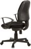 hjh OFFICE Home Office Bürostuhl CITY 10 Stoff, Verstellbare Sitzhöhe, Mit Armlehne, Schwarz Bild 4