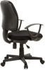 hjh OFFICE Home Office Bürostuhl CITY 10 Stoff, Verstellbare Sitzhöhe, Mit Armlehne, Schwarz Bild 2