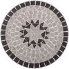 vidaXL Mosaik-Bistrotisch Grau 60 cm Keramik 46715 Bild 4