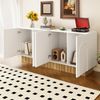 Moderner Sideboard 160x75x38 cm mit 4 Türen – eleganter Schrank für Wohnzimmer & Essbereich Bild 5