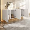Moderner Sideboard 160x75x38 cm mit 4 Türen – eleganter Schrank für Wohnzimmer & Essbereich Bild 4