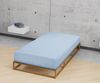 biberna Jersey-Elastic-Spannbetttuch 0077866, eisblau, 1x 120x200 cm - 130x220 cm Bild 3