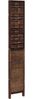 vidaXL 3-tlg. Raumteiler Dunkelbraun Massivholz Paulownia 358704 Bild 5