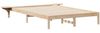 vidaXL Bettgestell mit Nachttischen Natur 140 x 210 cm 873226 Bild 2