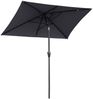 Sekey Sonnenschirm Rechteckige Sonnenschirme Kippbar mit Kurbel Gartenschirm groß, Sonnenschutz UV50+, Gartenschirm Knickbar, für Garten, Terrasse Bild 3