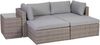 Greemotion 'Palma', Glas - Polyester - Polyethylen - Stahl ,Grau, 52,5 cm 41 cm 71 cm 93 cm Bild 2
