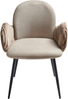 Esszimmerstuhl 2er Set AMITY Stoff Taupe Bild 5