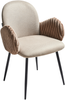 Esszimmerstuhl 2er Set AMITY Stoff Taupe Bild 4