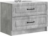 vidaXL Nachttisch Betongrau 62 x 34,5 x 44,5 cm Holzwerkstoff 895698 Bild 2