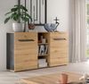 Sideboard Aversa in Eiche und grau 130 cm Bild 2