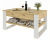 TREND WERK Couchtisch Lift-Couchtisch höhenverstellbar Sofatisch 92×54 cm mit Stauraum, verstecktem Fach Wohnzimmertisch Holz modern Bild 3