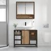 vidaXL Wandregal mit Regal Wandmontiert Artisan-Eiche 65 x 20 x 60 cm 883612 Bild 4