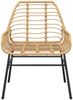 vidaXL Gartenstühle 2 Stk. Braun Poly Rattan 369092 Bild 5