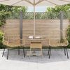 vidaXL Gartenstühle 2 Stk. Braun Poly Rattan 369092 Bild 3