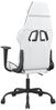 vidaXL Gaming-Stuhl mit Massagefunktion Weiß und Schwarz Kunstleder 345409 Bild 5