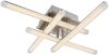 LED Deckenleuchte, Metall Chrom, warmweiß, L55cm Bild 5