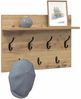 vidaXL Wandmontierter nachttisch Artisan-Eiche 60 x 40 x 12 cm 874434 Bild 3