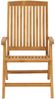 Gartenstühle 2er Set, Bistrostühl Verstellbar Massivholz Teak Bild 4