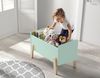 Kiddy Set aus Einzelbett, Lattenrost, Nachtkonsole und Spielkiste in Grün Bild 2
